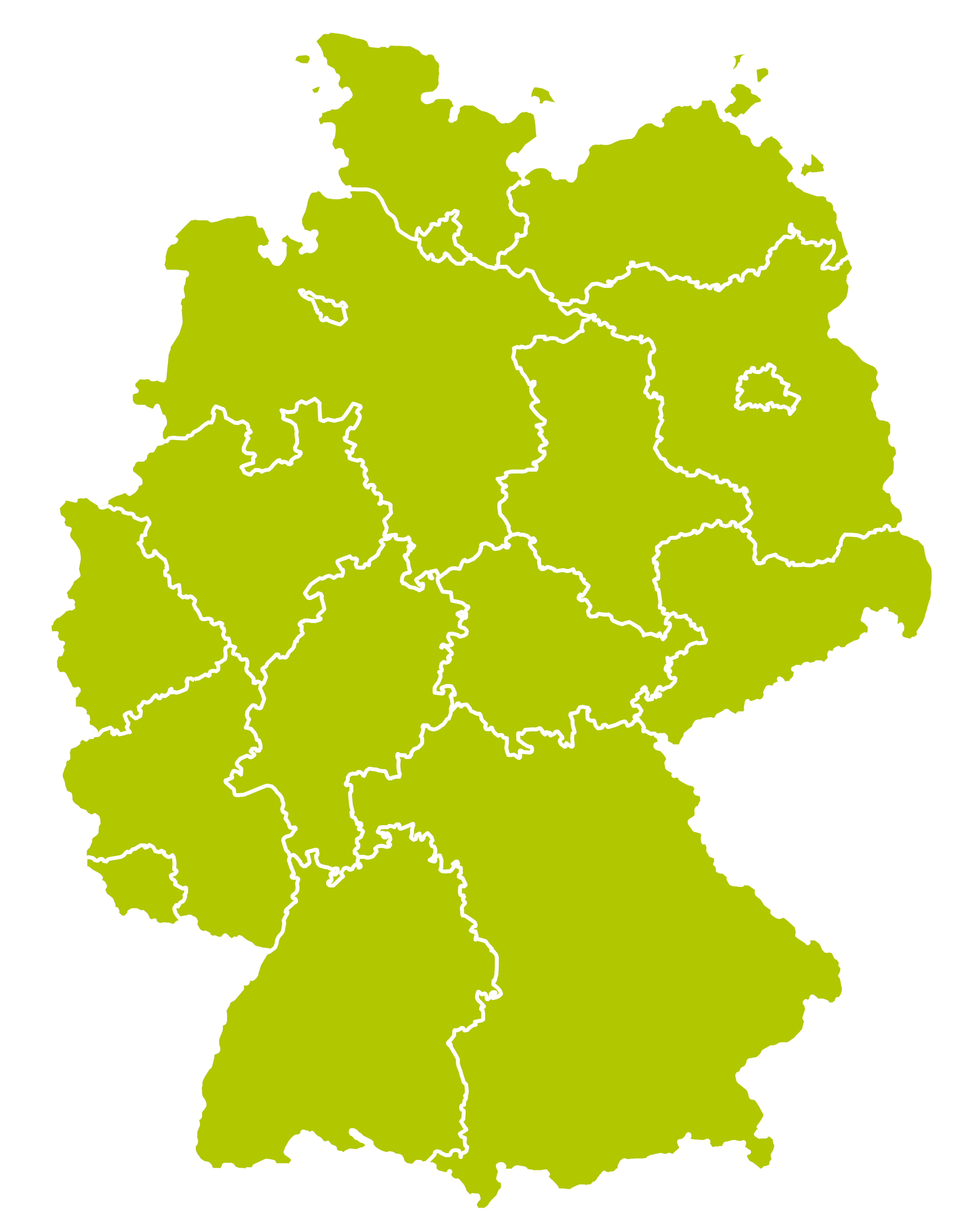 © GeoBasis-DE / BKG 2018 Regionen Kassenärtzliche Vereinigungen Deutschland